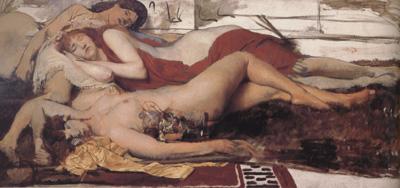 Exhausted Maenides (mk23), Alma-Tadema, Sir Lawrence